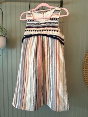 THML - beautiful boho Multi-Color Sleeveless women’s Dress - size Large